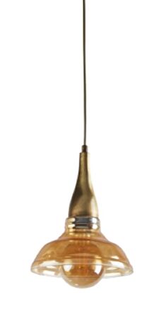 MYLİGHTS  ETRO  RUSTİK BAL CAMLI TEKİ AVİZE