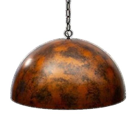 MYLİGHTS  RETRO  RUSTİK METAL SARKIT VİNTAGE BAKIR ESKİTME ZİNCİRLİ AVİZE 40 CM EN