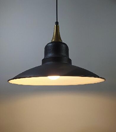 MYLİGHTS  RETRO  RUSTİK VİNTAGE BRONZ ASKILI METAL SARKIT AVİZE 30 CM