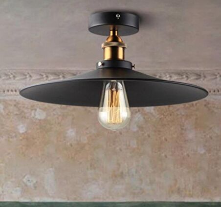 mylights retro  rustik  40 cm metal plofonyer tavan avize