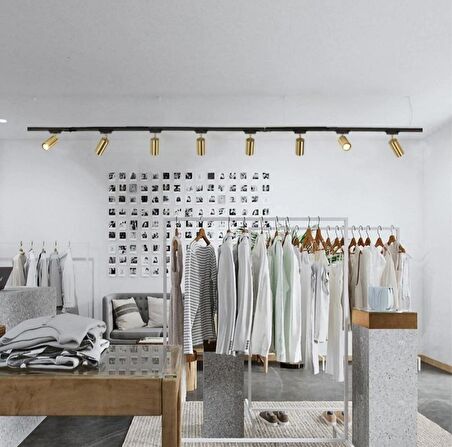MYLİGHTS RAY SPOT ESKİTME 8Lİ  LED SPOT 2 MT RAY ÜZERİNDE GÜN IŞIĞI LEDLİ