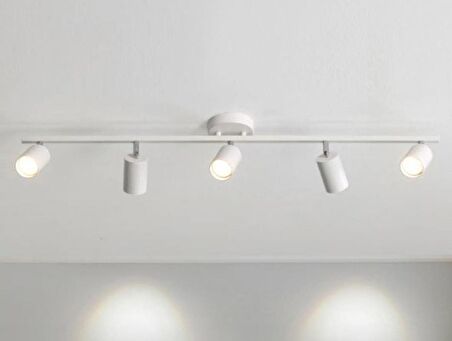 MYLİGHTS MODERN SPOR BEŞLİ   LED SPOT LED AVİZE  PANASONIC GÜNIŞIĞI AMPULLÜ