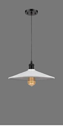 MYLİGHTS  SARKIT AVİZE BEYAZ AVİZE MODERN SPOR SAKIT  40 CM