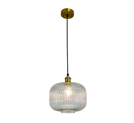 MYLİGHTS  RUSTİK VİNTAGE SEFFAF TEKLİ SARKIT AVİZE  20CM  