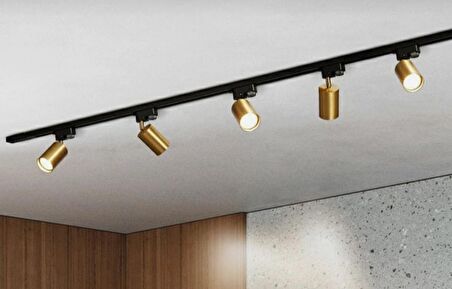 MYLİGHTS RAY SPOT ESKİTME 5Lİ  LED SPOT 2 MT RAY ÜZERİNDE GÜN IŞIĞI LEDLİ
