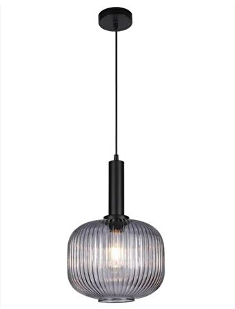 MYLİGHTS RUSTİK  FÜME AVİZE 20CM  SPOR TEKLİ AVİZE cafe  salon koridor yatak odası  
