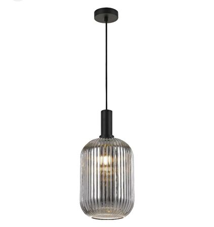 MYLİGHTS RUSTİK  FÜME AVİZE 15CM  SPOR TEKLİ AVİZE cafe  salon koridor yatak odası  