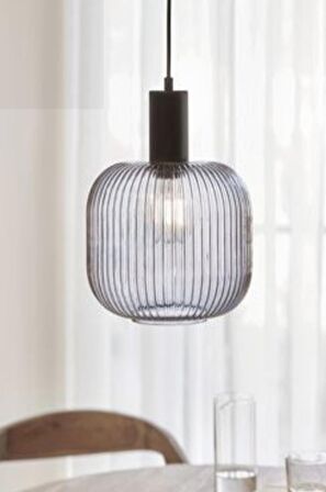 MYLİGHTS RUSTİK  FÜME AVİZE 20CM  SPOR TEKLİ AVİZE cafe  salon koridor yatak odası  