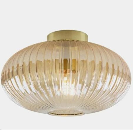MYLİGHTS RUSTİK BAL    AVİZE 30CM SPOR TEKLİ AVİZE