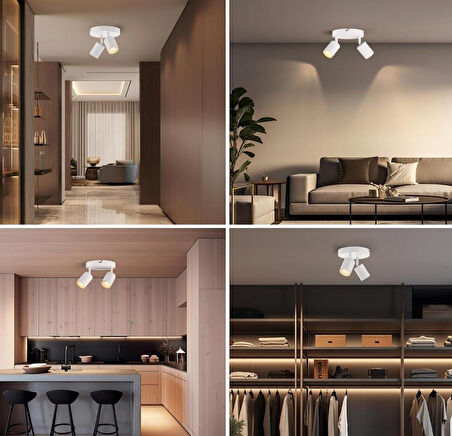 mylights led aplikve avize   ikili led avize led spot  ampullü  gün ışı ampullü