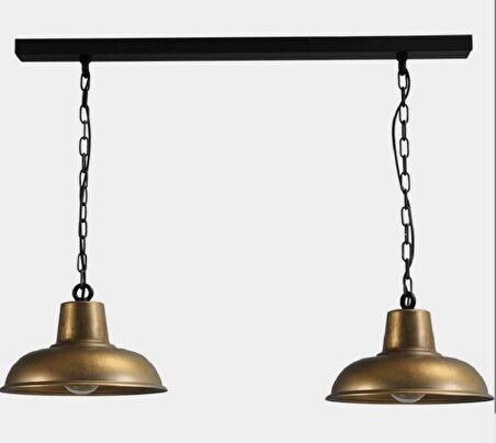 MYLİGHTS RUSTİK  SARKIT AVİZE MASA ÜSTÜ SARKIT dörtlü AVİZE 100cm İKİLİ AVİZE   