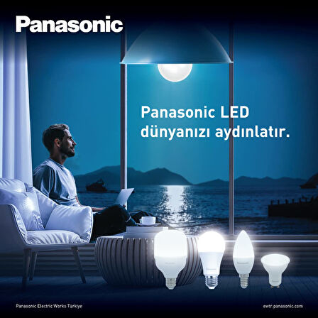 mylights panasonıc 8,5w e27 duylu gün ışığı led ampul 10 adet 