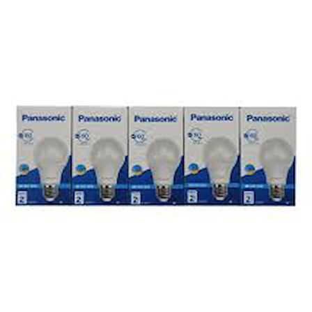 mylights panasonıc 8,5w e27 duylu beyaz ışık  led ampu 5adet 6500 k