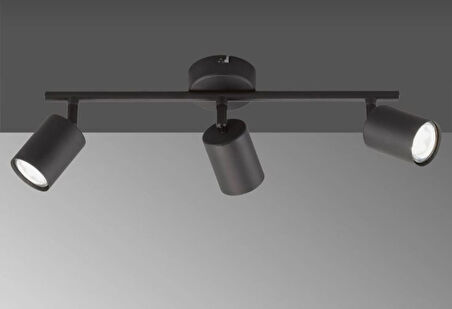 demet habek mylights panasonic led ampüllü üçlü hareketli modern spor led avize
