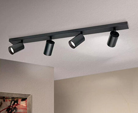 Demet habek mylights  gün ışığı LED ampullü 4lu hareketli LED spot led avize