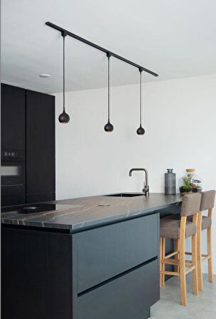 mylights üçlü led  2mt ray led spot küre led avize led spot panasonıc ampullü