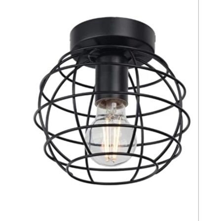 Mylights Retro Dünya Kafes Avize Tavan Avize Plofonyer Armatür (424397866)