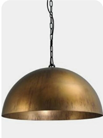 MYLİGHTS  ESKİTME FIRCALANMIŞ  RETRO  RUSKİT METAL SARKIT VİNTAGE AVİZE ZİNCİRLİ ASKI  40 CM EN