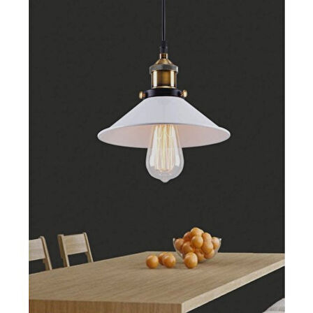 Mylights Retro Rustik Tekli Sarkıt Avize