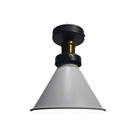 My Light Concept Mylights Modern Plofonyer Metal Tavan Avize Armatür Beyaz Içi Beyaz