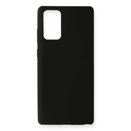 Samsung Galaxy Note 20 Kılıf Nano içi Kadife Silikon - Siyah