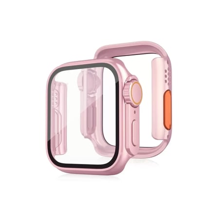 Mey İthalat   Watch 44mm Watch 49mm Kasa Dönüştürücü ve Ekran Koruyucu - Rose Gold