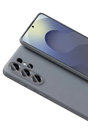 Samsung Galaxy S26 Ultra Nano içi Kadife Silikon - Gri