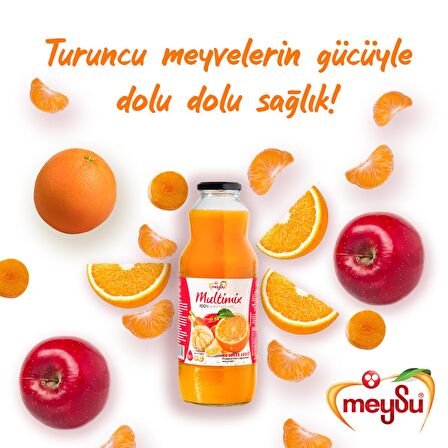 Meysu Multimix %100 Karışık Meyve Suyu 1 Lt 