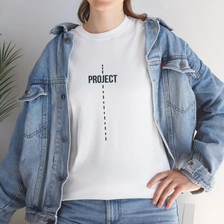 MYTHRIVA  Unisex Bisiklet Yaka Baskılı T-Shirt - Beyaz