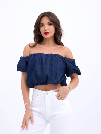 MYTHRIVA  7341 CROP-MAVİ
