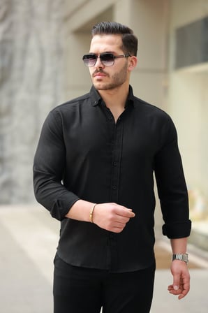 MYTHRIVA  Erkek Uzun Kollu Gömlek
