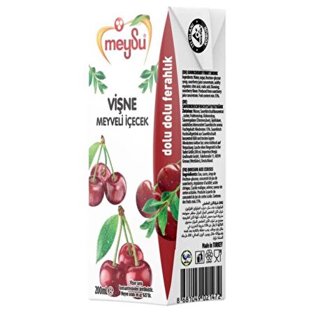 Meysu Vişne Meyveli İçecek 200 Ml X 6 Adet