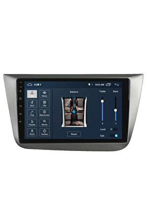 Seat Toledo Android Carplay Navigasyon Multimedya Ekran Teyp 2gb Ram + 16gb Hdd