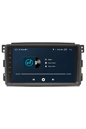 Smart Fortwo Android Carplay Navigasyon Multimedya Ekran Teyp 2gb Ram + 16gb Hdd