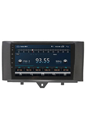 Smart Fortwo Android Carplay Navigasyon Multimedya Ekran Teyp 2gb Ram + 16gb Hdd