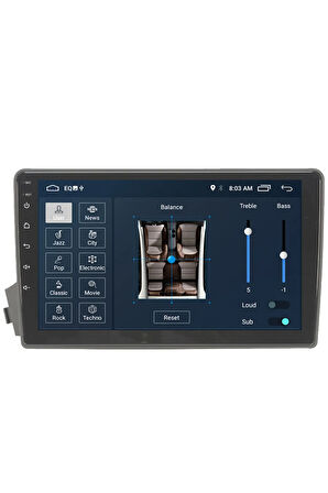 Ssangyong Kyron Android Carplay Navigasyon Multimedya Ekran Teyp 2gb Ram + 16gb Hdd