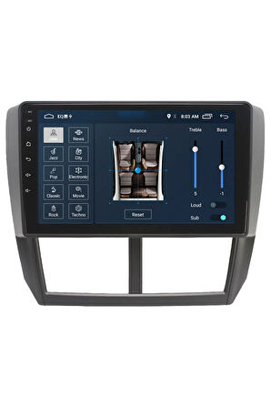 Subaru Impreza Android Carplay Navigasyon Multimedya Ekran Teyp 2gb Ram + 16gb Hdd