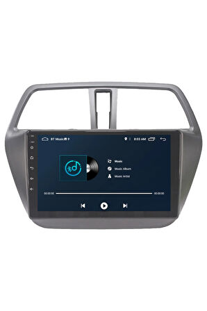 Suzuki S Cross Android Carplay Navigasyon Multimedya Ekran Teyp 2gb Ram + 16gb Hdd Uyumlu