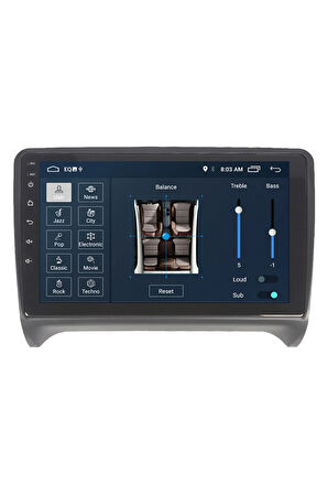 Audi Tt Android Carplay Navigasyon Multimedya Ekran Teyp 2gb Ram + 32gb Hdd