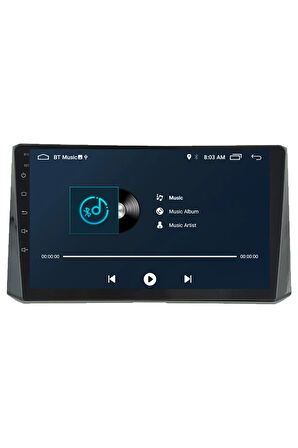 Toyota Corolla Android Carplay Navigasyon Multimedya Ekran Teyp 2gb Ram + 16gb Hdd