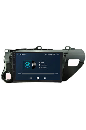 Toyota Hılux Android Carplay Navigasyon Multimedya Ekran Teyp 2gb Ram + 16gb Hdd