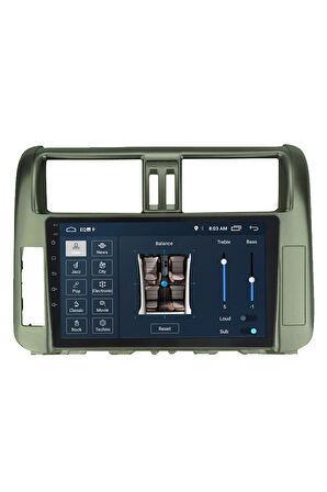 Toyota Land Cruıser Prado Android Carplay Navigasyon Multimedya Ekran Teyp 2gb Ram + 16gb Hdd