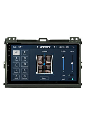 Toyota Prado Android Carplay Navigasyon Multimedya Ekran Teyp 2gb Ram + 16gb Hdd