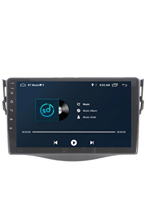 Toyota Rav 4 Android Carplay Navigasyon Multimedya Ekran Teyp 2gb Ram + 16gb Hdd