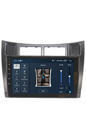 Toyota Yaris Android Carplay Navigasyon Multimedya Ekran Teyp 2gb Ram + 16gb Hdd