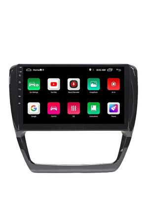 Volkswagen Jetta Android Carplay Navigasyon Multimedya Ekran Teyp 2gb Ram + 16gb Hdd