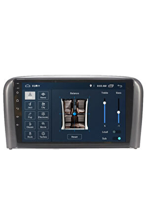 Volvo S80 Android Carplay Navigasyon Multimedya Ekran Teyp 2gb Ram + 16gb Hdd