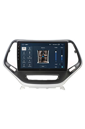 Jeep Cherokee Android Carplay Navigasyon Multimedya Ekran Teyp 2gb Ram + 32gb Hdd