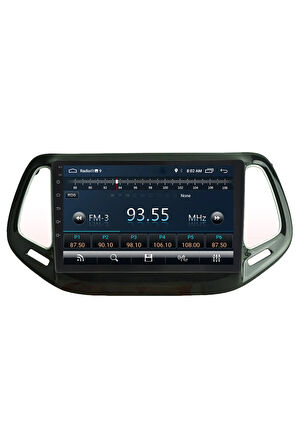 Jeep Compass Android Carplay Navigasyon Multimedya Ekran Teyp 2gb Ram + 32gb Hdd