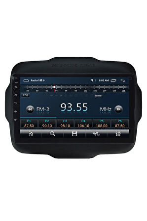 Jeep Renegade Android Carplay Navigasyon Multimedya Ekran Teyp 2gb Ram + 32gb Hdd